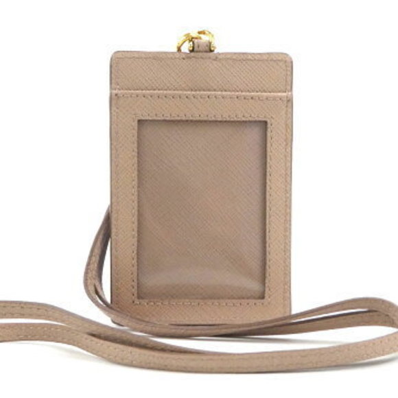 Prada Satin Brown Pouch - Picture 1 of 4